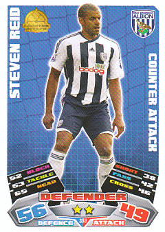 Steven Reid West Bromwich Albion 2011/12 Topps Match Attax #309